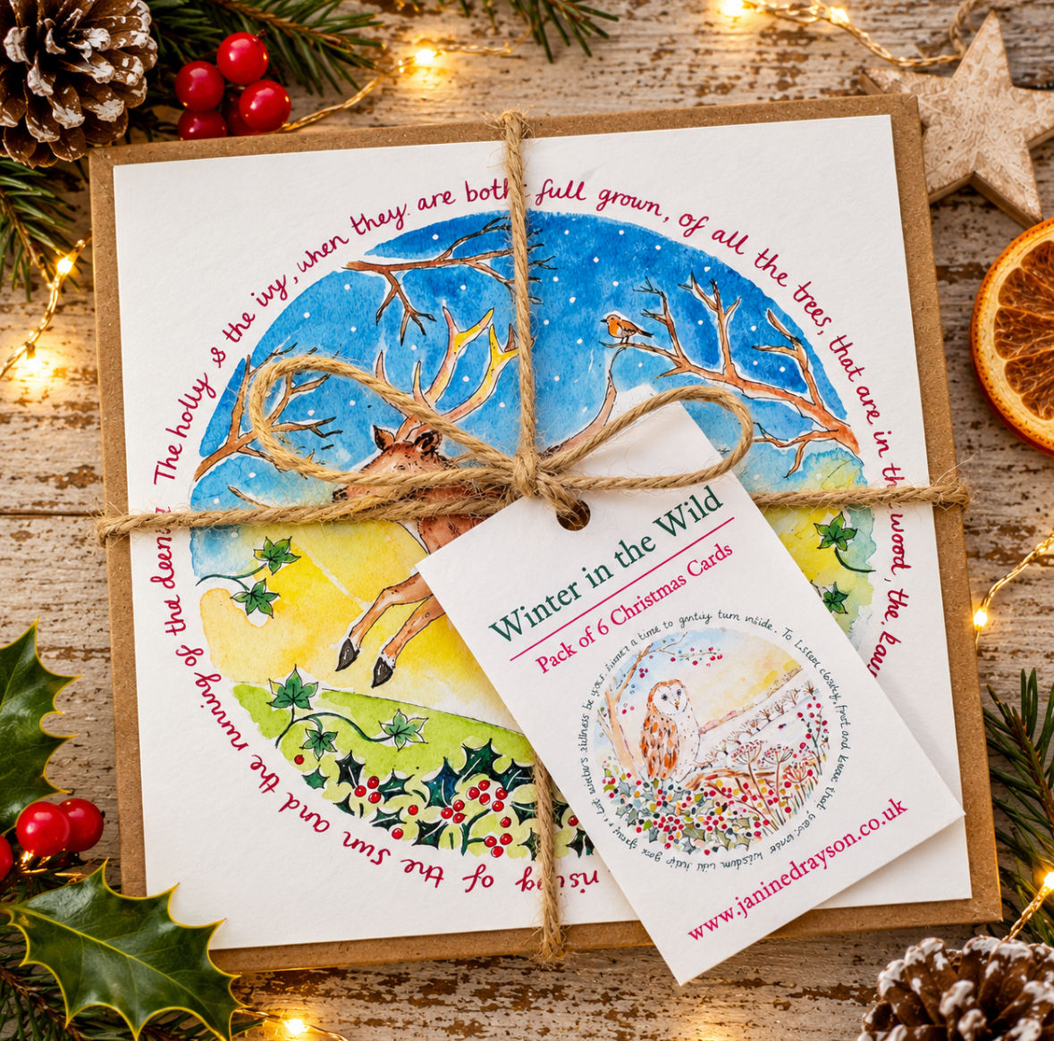 Winter in the Wild Christmas Card Pack