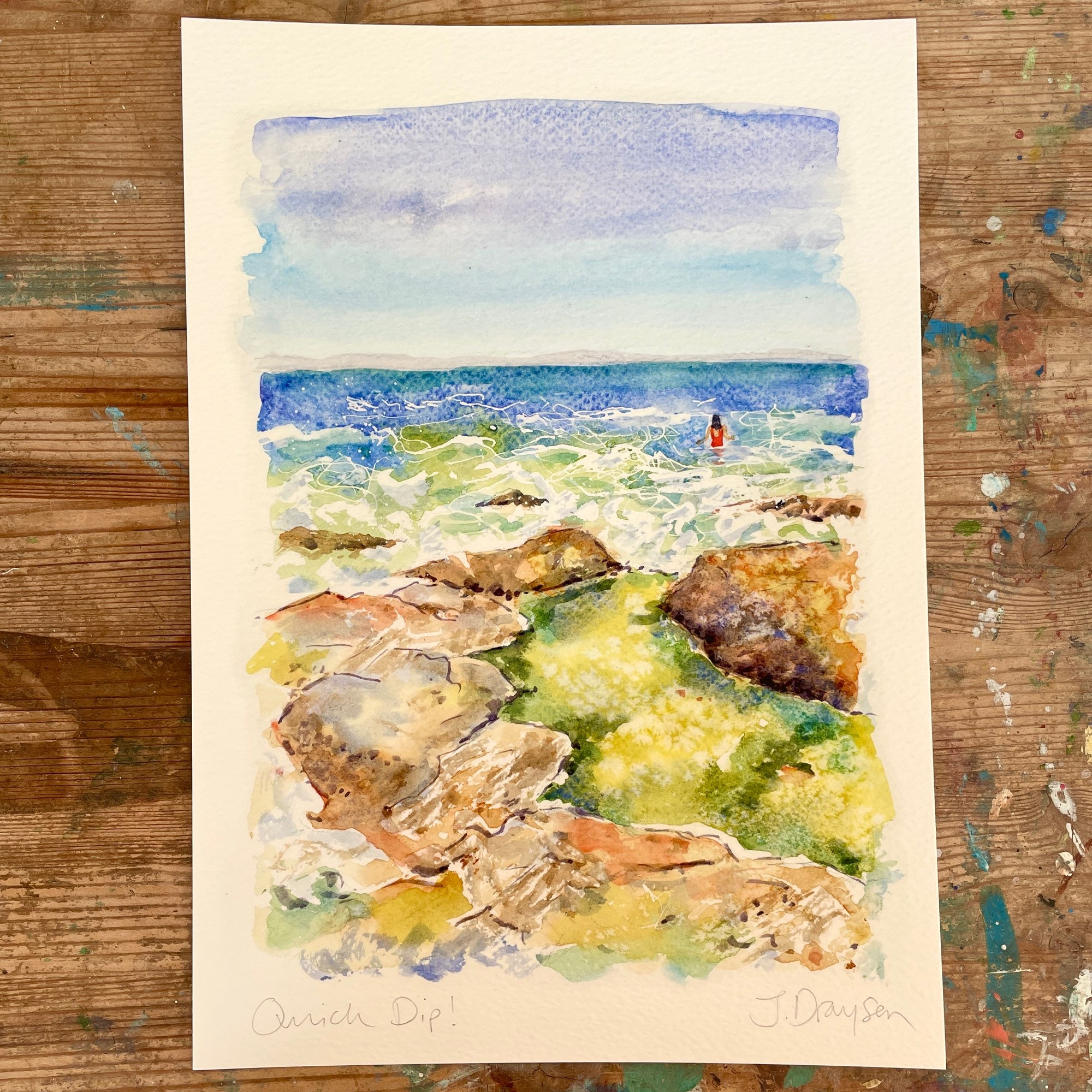 ‘Quick Dip!’ Print