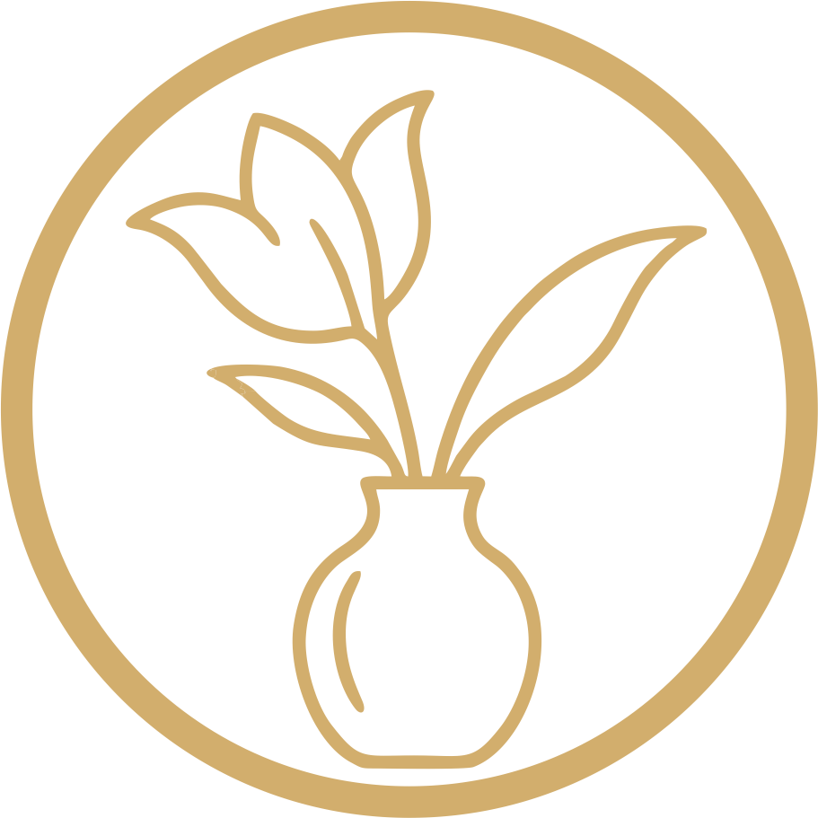 Ícone de um vaso com flor