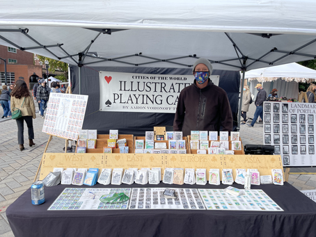 Portland Saturday Market-Illustrated Playing Cards
