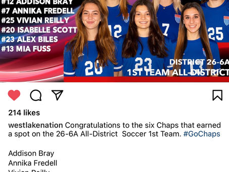 Chaps Sports Update-Women's Soccer & Football Skills Camp