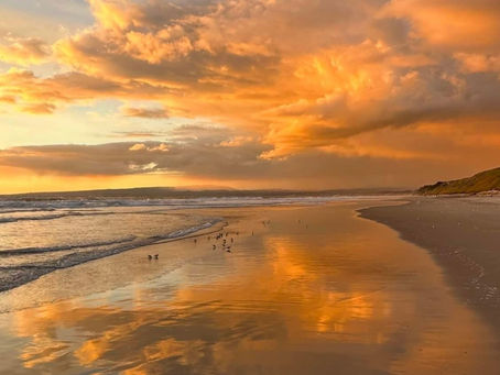 Sunset on Santa Cruz Side of Monterey Bay