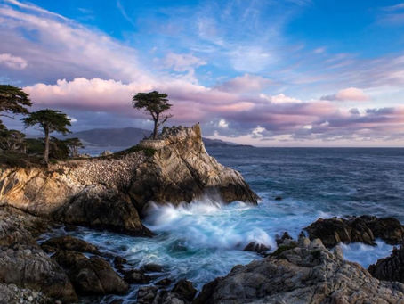 Sunset Skies Over Pebble