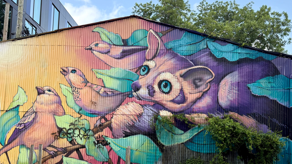 Floral Mural by Helena