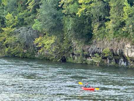 Kayaking Below Tom Miller Dam