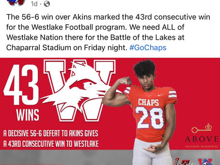 Lake Travis Vs Westlake This Friday