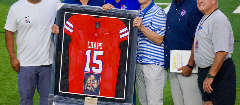Drew Brees' Westlake Football Jersey Retired