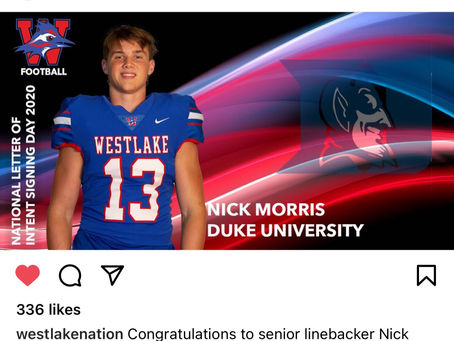 Chaps Sports Updates-College Signings & Area Championship Game