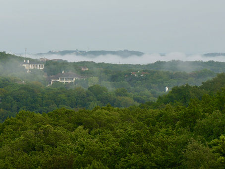 After the Storm-Fog Over Lake Austin