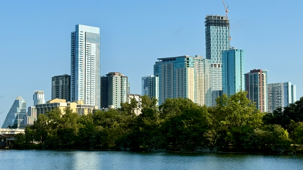 Austin Skyline from East of I35