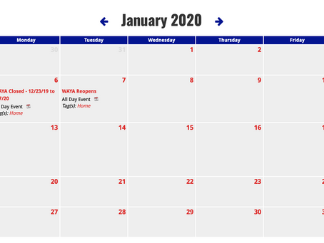 WAYA Reopens January 7, VBall Training Sign-Ups, Preschool Waitlist