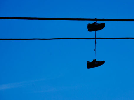 Shoes on a Wire