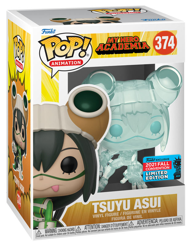 Tsuyu Asui Translucent 374 My Hero Academia - Funko Pop! Vinyl Figure