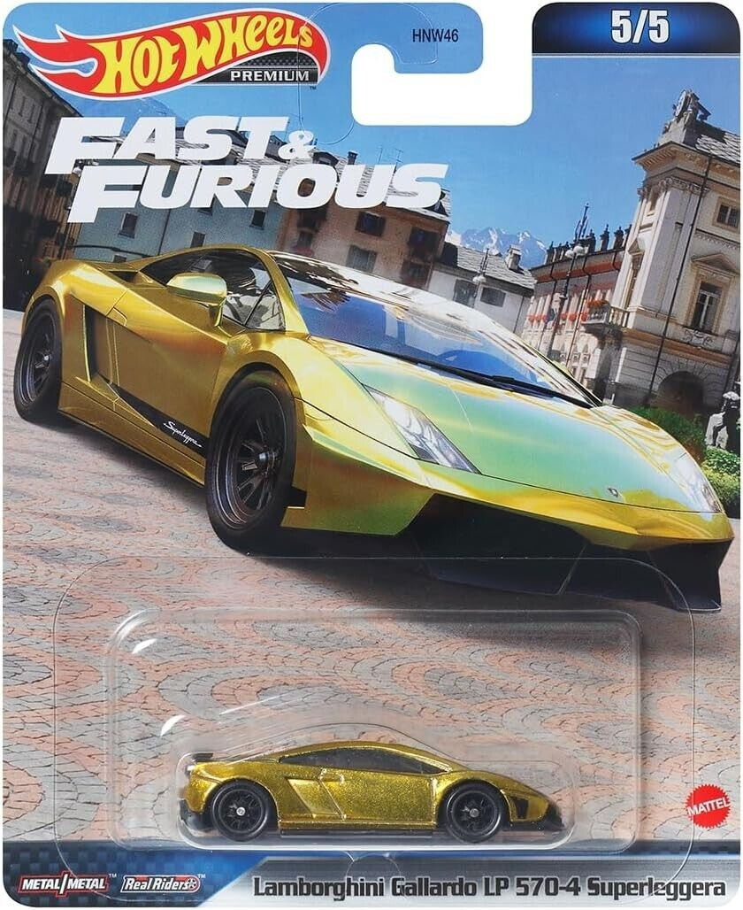 Lamborghini Gallardo LP 570-4 Superleggera Gold Fast & Furious 5/5 Hot Wheels