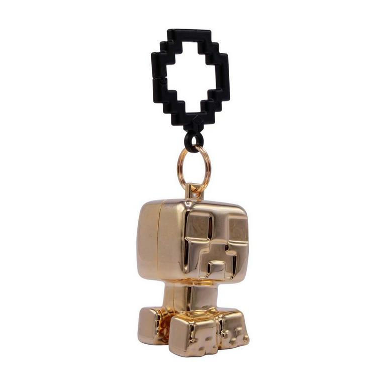 24K Gold Creeper Just Toys Minecraft Backpack Hangers