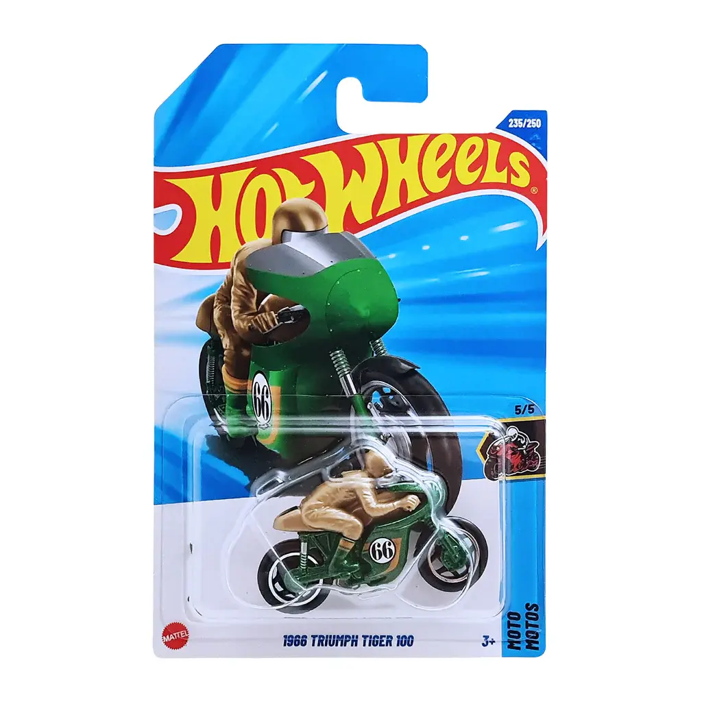 1966 Triumph Tiger 100 235/250 Moto 5/5 Hot Wheels Treasure Hunt