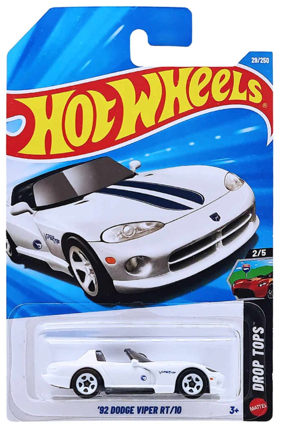 92 Dodge Viper RT/10 29/250 Drop Tops 2/5 Hot Wheels Treasure Hunt