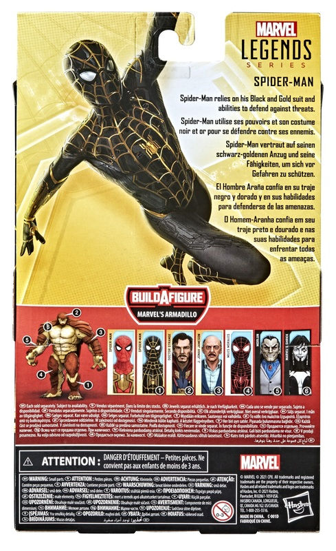 Thumbnail: Spider-Man Black & Gold Legends Series Marvel Studios Spider-Man No Way Home