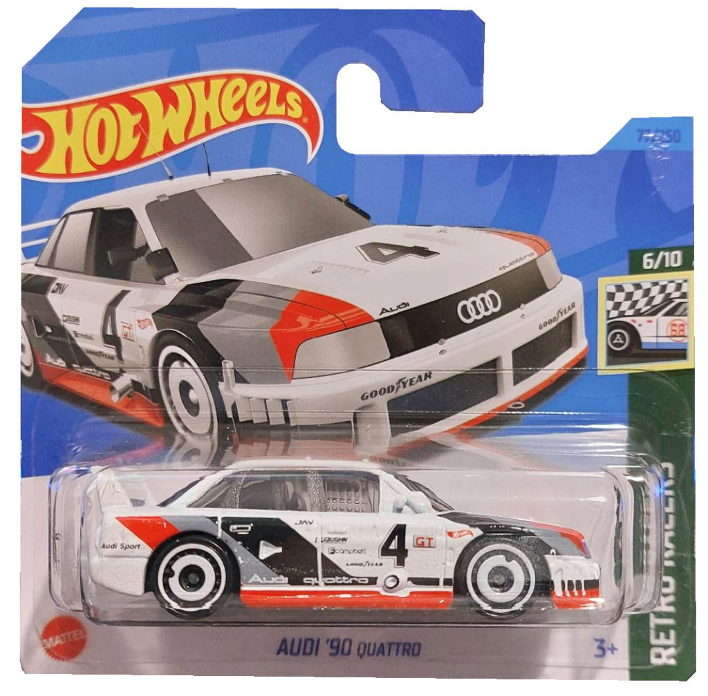 Audi '90 Quattro 77/250 Retro Racers 6/10 Hot Wheels