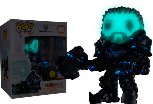 400 Reinhardt Pop Glow In The Dark Funko Pop Overwatch 400