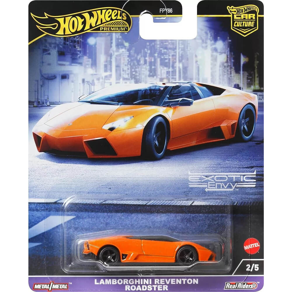 Lamborghini Reventon Roadster 2/5 Exotic Envy Car Culture Hot Wheels Premium
