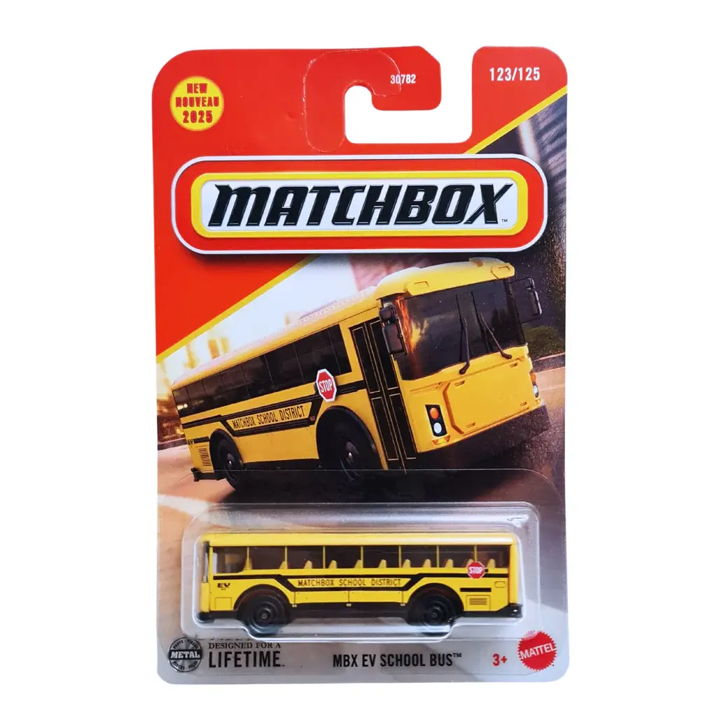 MBX EV School Bus 123/125 Matchbox Mattel 2025