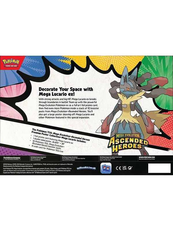 Thumbnail: Pokemon TCG: Ascended Heroes Premium Poster Collection Mega Lucario