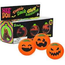 Teenie 3-Pack NeeDoh® Jack Glow Lantern Glow in the Dark Nee Doh