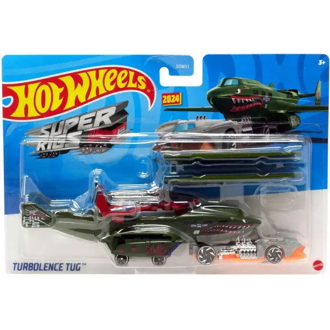 Super Rigs Turbolence Tug Hot Wheels Mattel