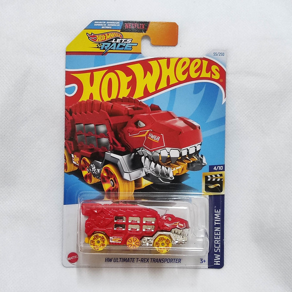 HW Ultimate T-Rex Trnaposrter 55/250 HW Screen Time 4/10 Hot Whe