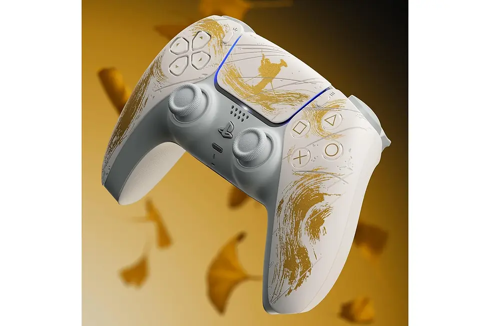 Thumbnail: Sony Playstation PS5 DualSense Wireless Controller Ghost of Yotei Gold Limited Edition