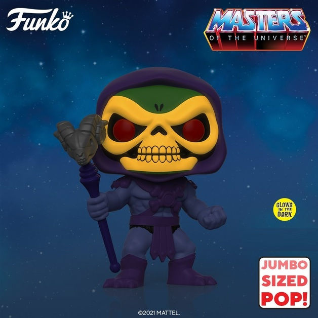 Thumbnail: Skeletor Glow in the Dark 73 MOTU - 10" Super Sized Pop! Vinyl