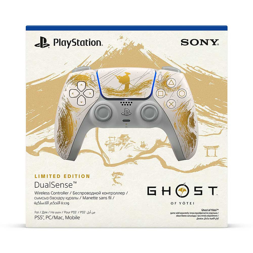Thumbnail: Sony Playstation PS5 DualSense Wireless Controller Ghost of Yotei Gold Limited Edition