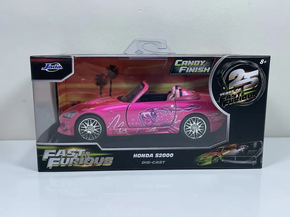 Honda S2000 Candy Finish 25 Years Fast & Furious 1:32 Jada Die-Cast