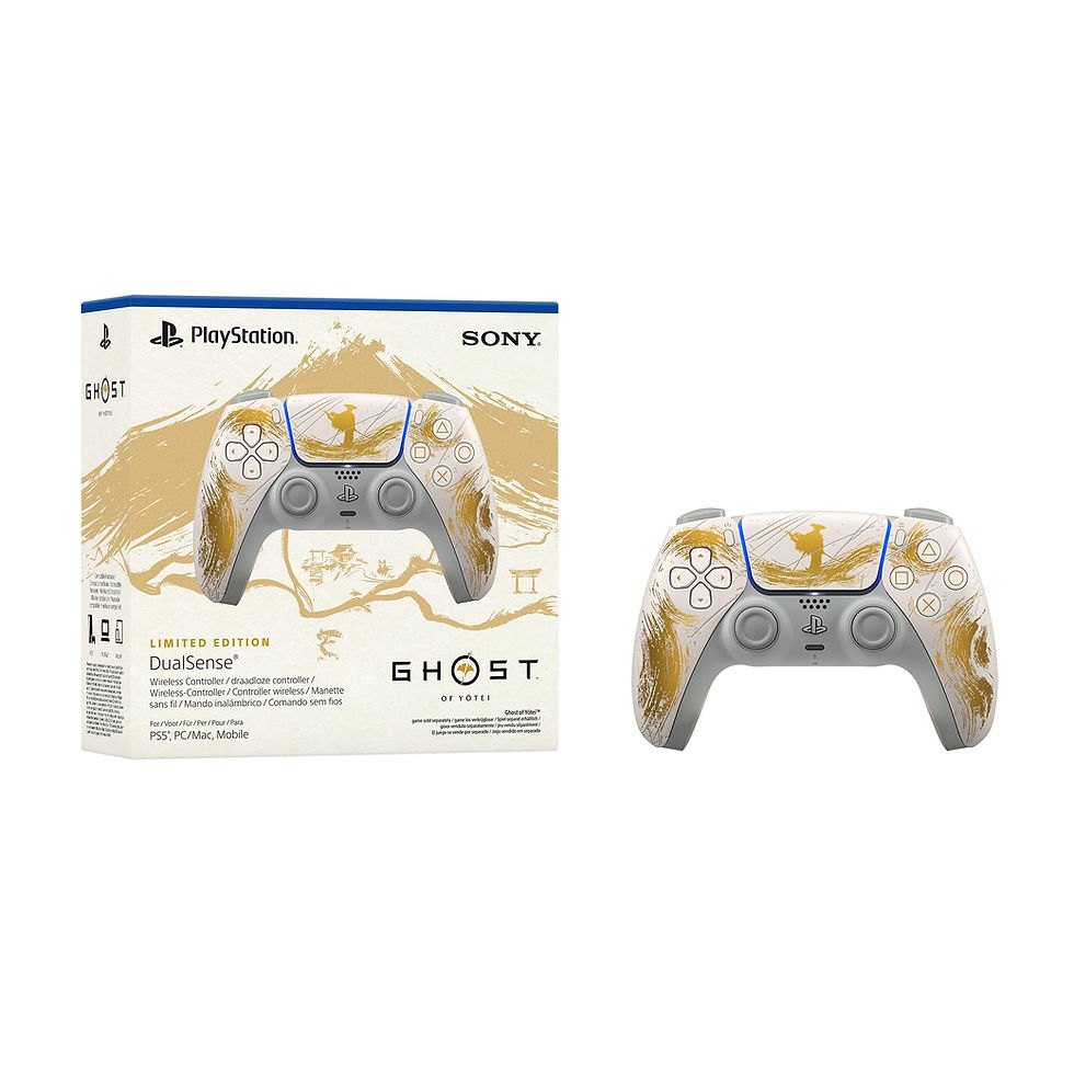 Thumbnail: Sony Playstation PS5 DualSense Wireless Controller Ghost of Yotei Gold Limited Edition