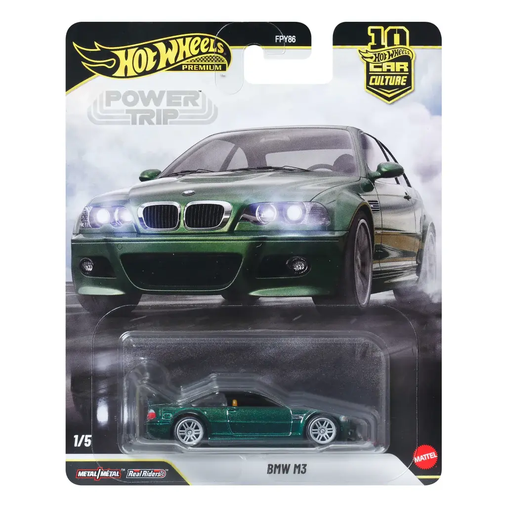 BMW M3 1/5 Power Trip Hot Wheels Premium Car Culture Mattel