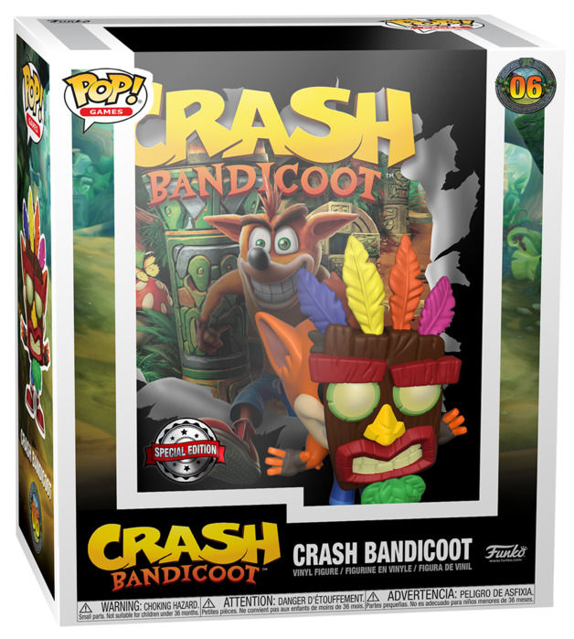 Crash Bandicoot 06 Games Cover - Funko Pop! Vinyl Figure