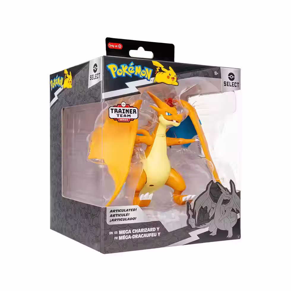 Thumbnail: Pokémon Select 6" Articulated Mega Charizard Y Action Figure - Pokémon