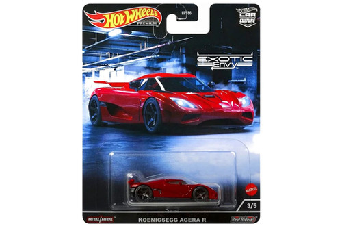 Koenigsegg Agera R Red 3/5 Hot Wheels Premium Car Culture Exotic