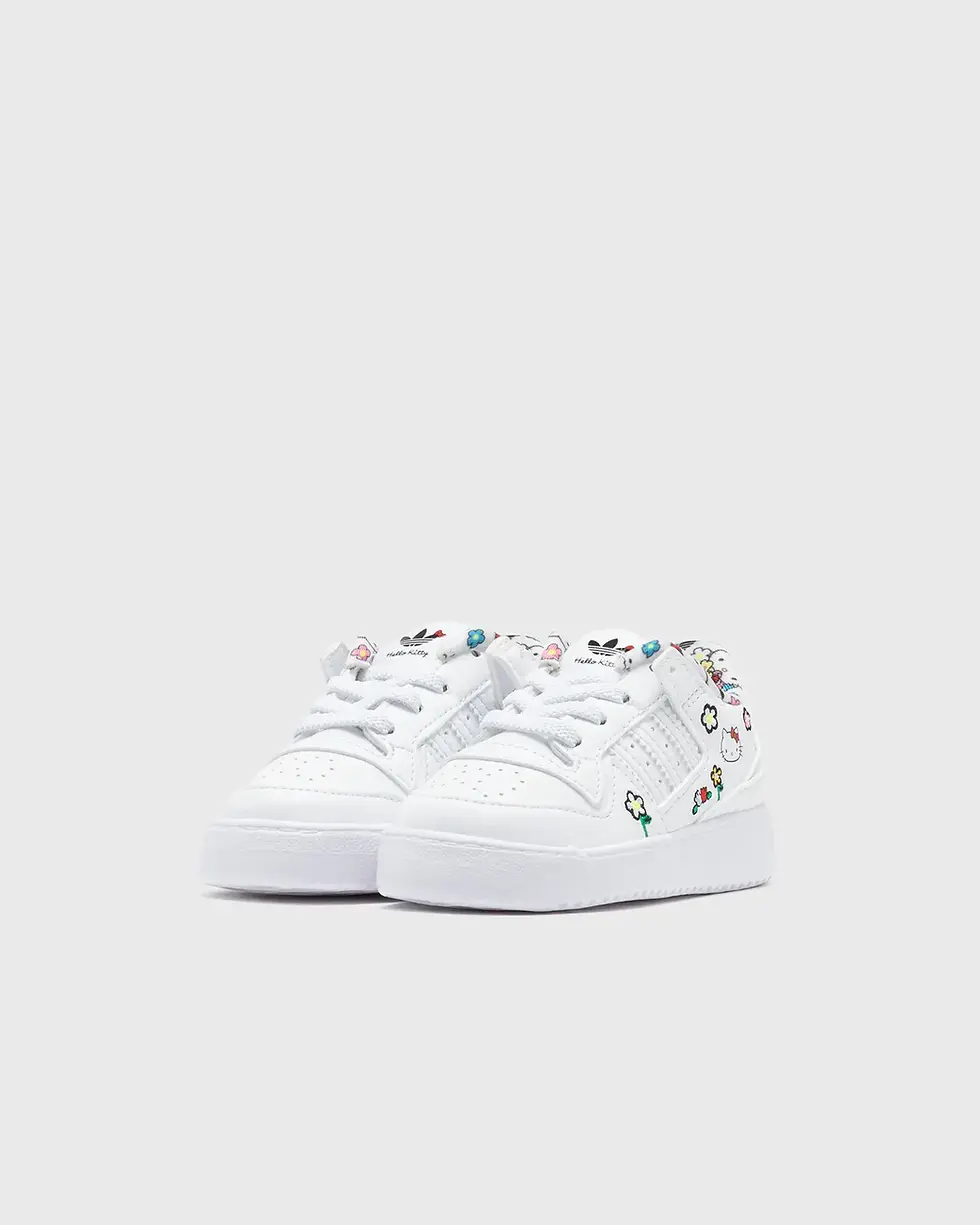 ADIDAS ORIGINALS X HELLO KITTY FORUM LOW EL I FLORAL SHOES KIDS IG0302
