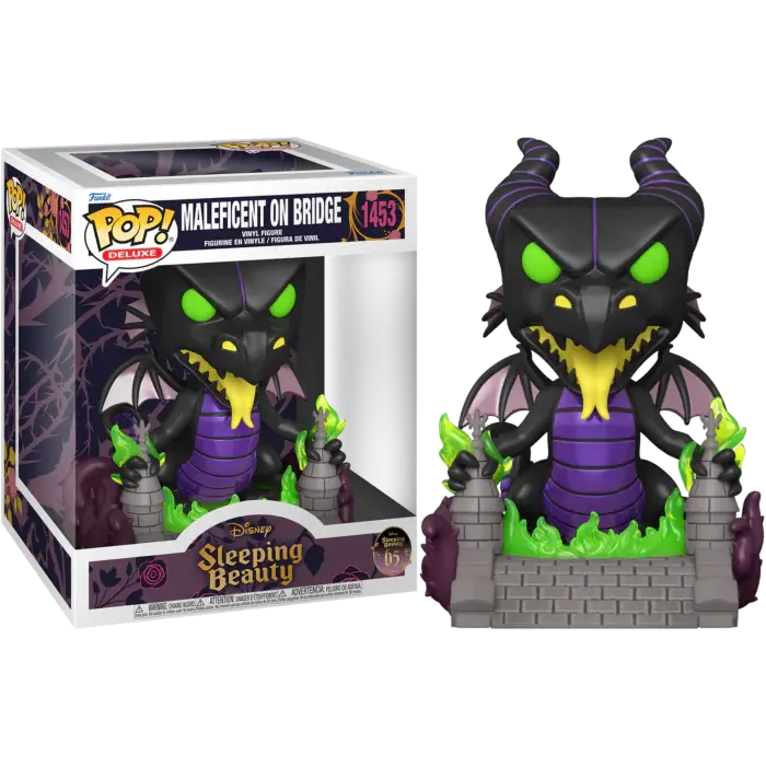 Maleficent on Bridge 1453 Sleeping Beauty 65th anniversary Pop! Deluxe Figure