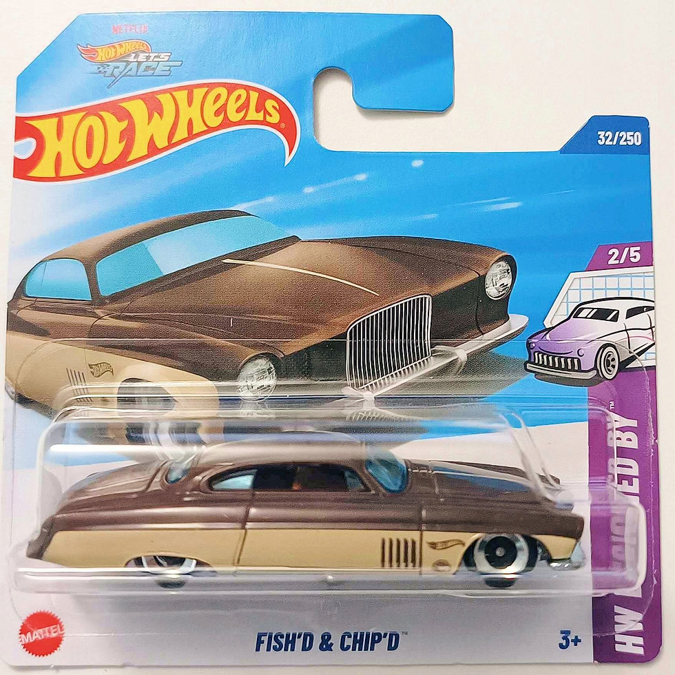 Fish'd & Chip'd 32/250 HW Designed By 2/5 Hot Wheels Mattel