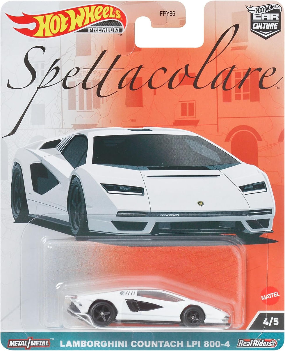 Lamborghini Countach LPI 800-4 4/5 Spettacolare Hot Wheels Premium Car Culture
