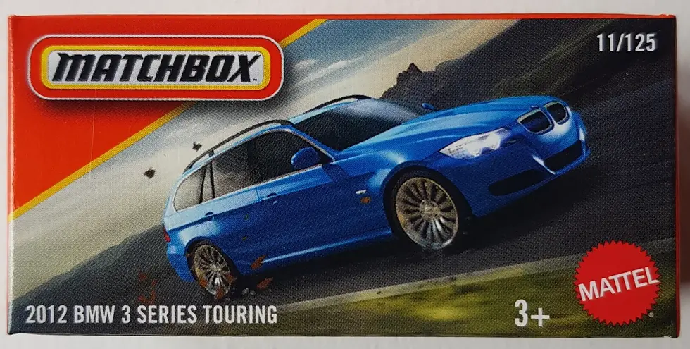 2012 BMW 3 Series Touring 11/125 Blue Matchbox 2025
