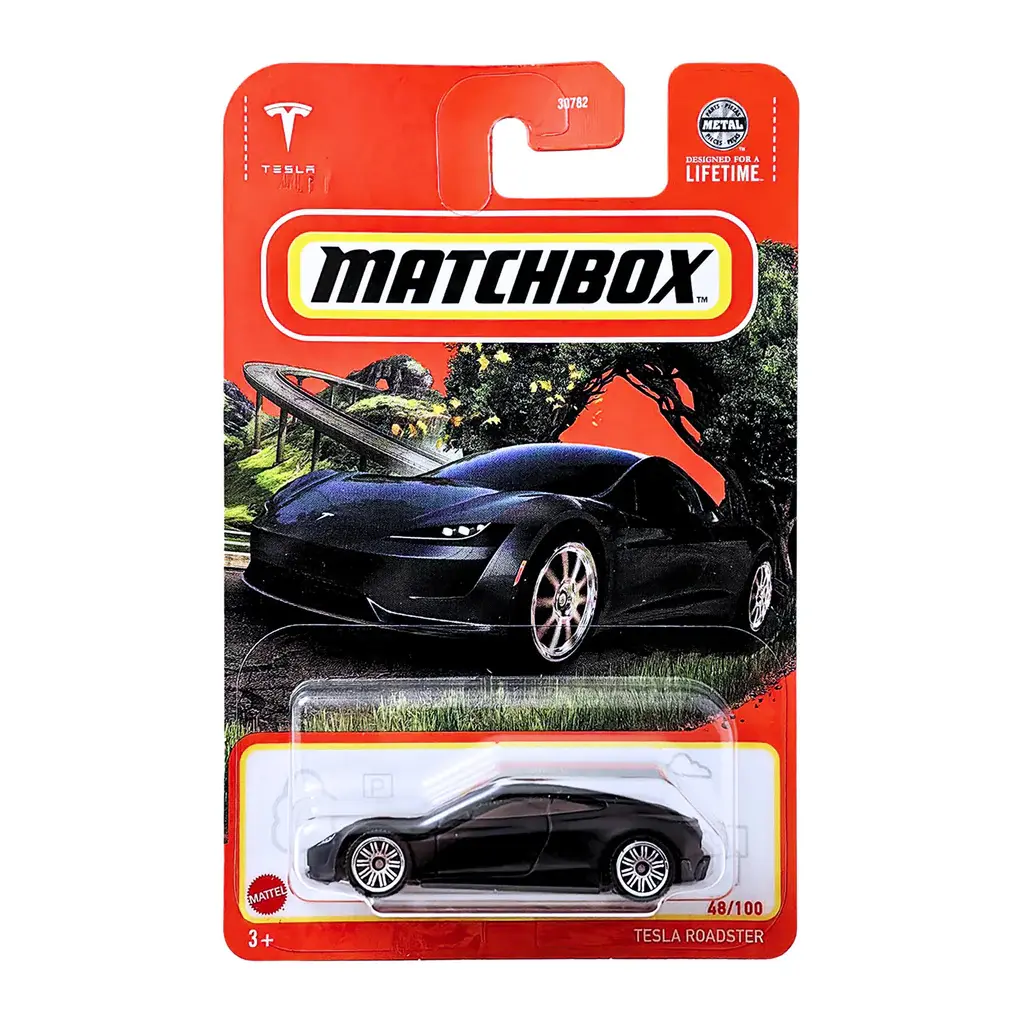 Tesla Roadster 48/100 Matchbox Mattel