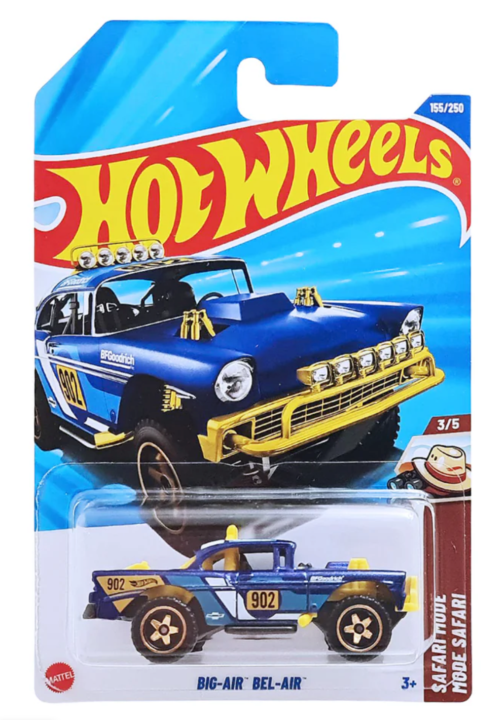 Big-Air Bel-Air 155/250 Safari Mode 3/5 Hot Wheels Mattel