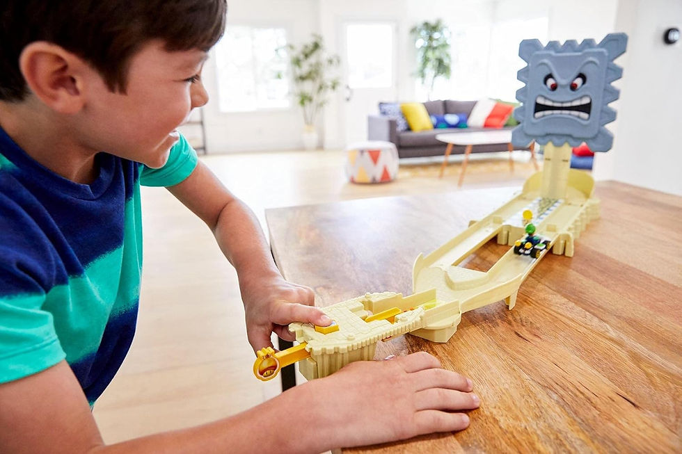 Thumbnail: Hot Wheels: Mario Kart Track Set – Thwomp Ruins
