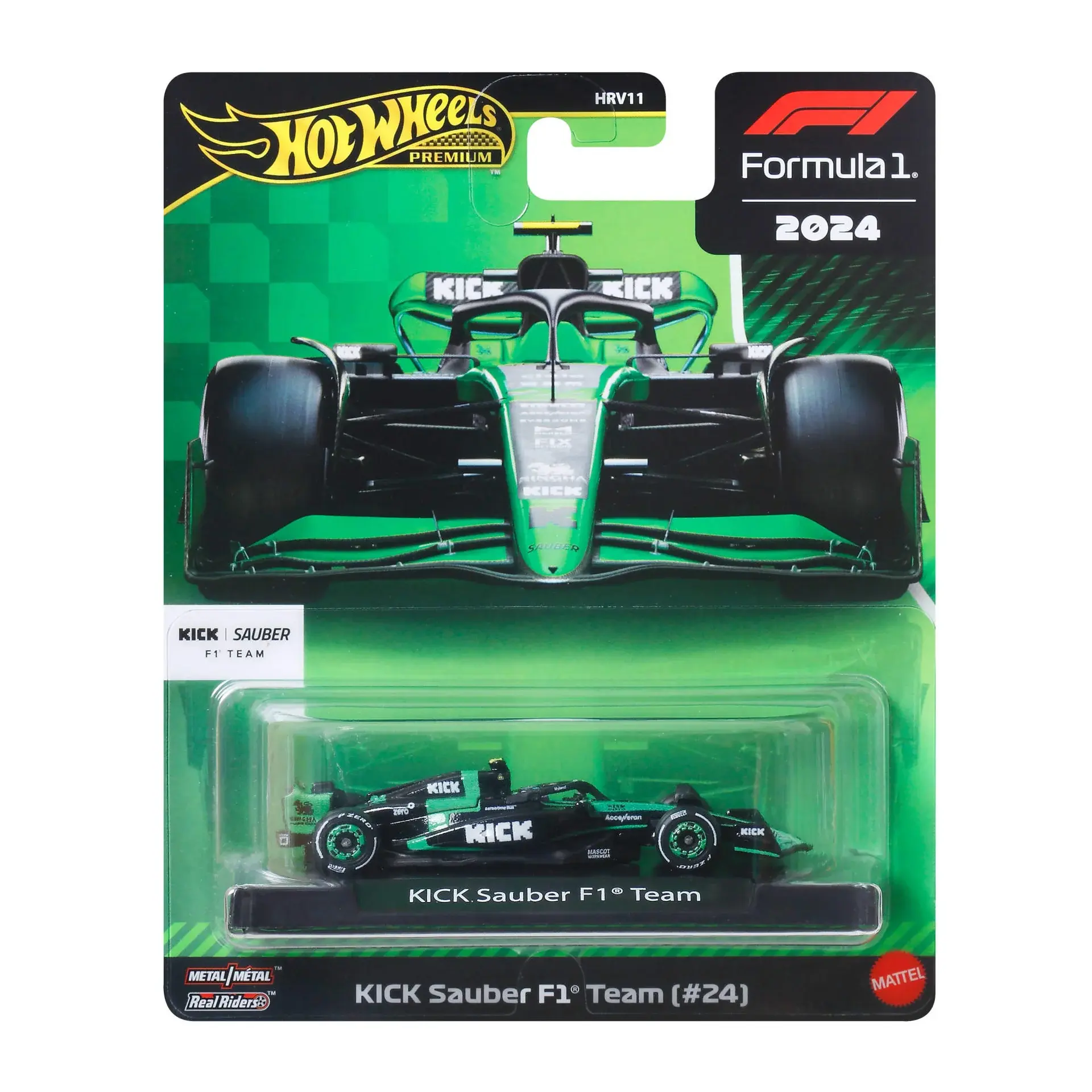 Kick Sauber F1 Team #24 Hot Wheels Formula 1 2024 2025