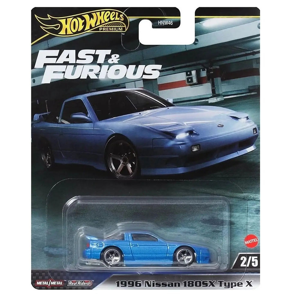 Thumbnail: 1996 Nissan 180SX Type X 2/5 Fast & Furious Hot Wheels Premium Mattel