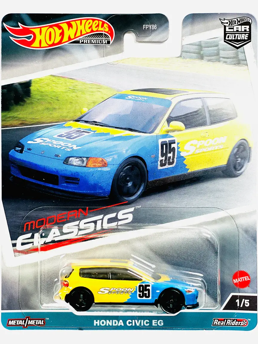 Honda Civic EG 1/5 Modern Classics Spoon Sports Hot Wheels Mattel